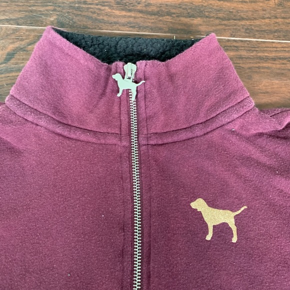 Pink Victoria’s Secret 1/4 zip pullover Longsleeve - Picture 6 of 6